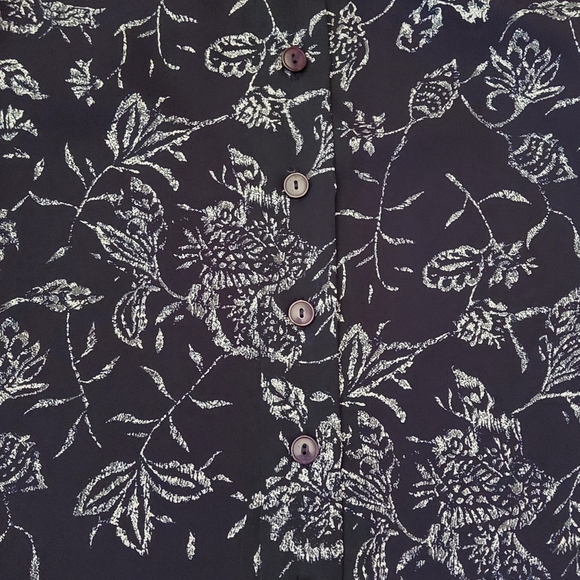 Aura Midnight Blue Floral Maxi Dress - Picture 6 of 7